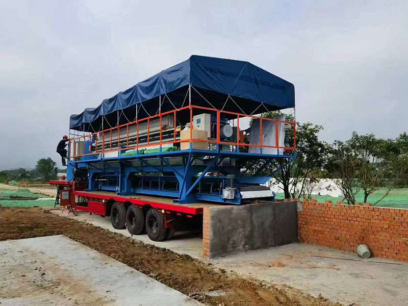 Vehicle Mounted Mobile Filter Press
