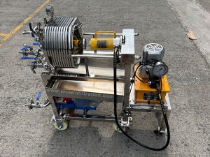 Stainless steel plate and frame filter