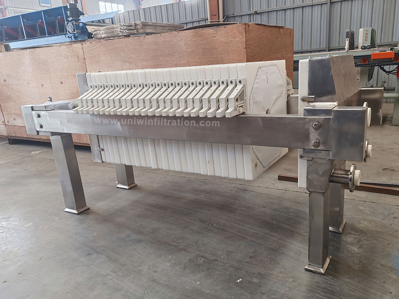 stainless steel coated filter press