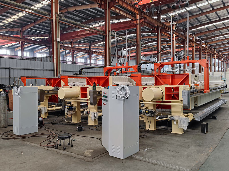 filter cloth washing system