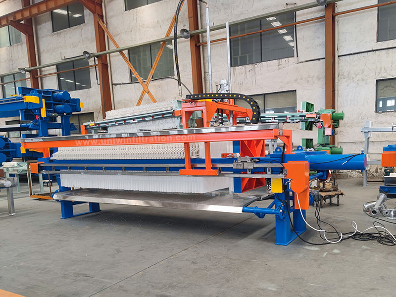 filter cloth washing system