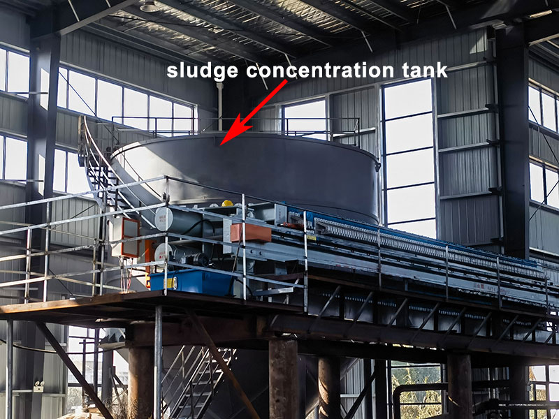 sludge concentration tank
