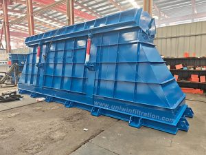filter press sludge storage hopper