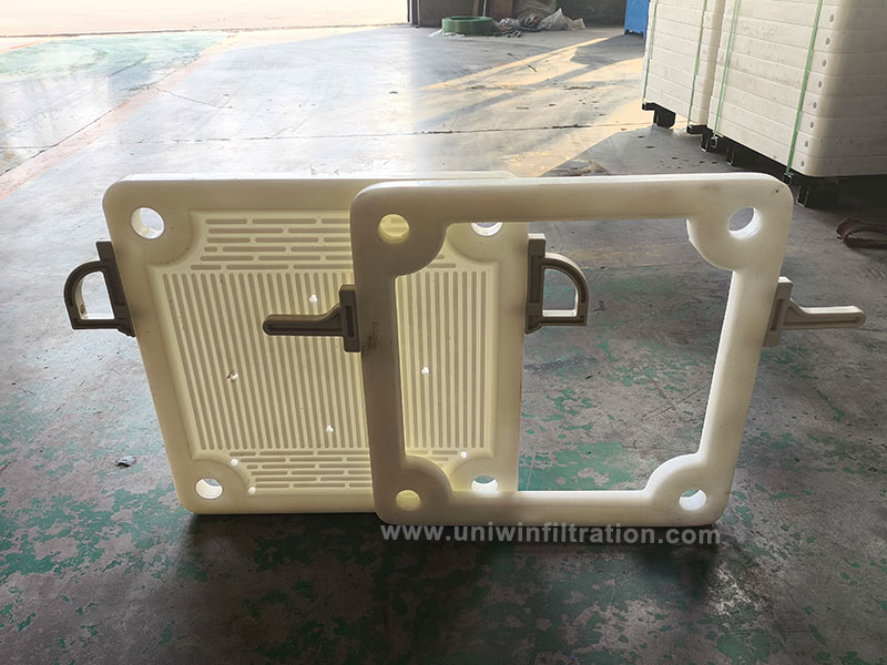 Pure material filter plate