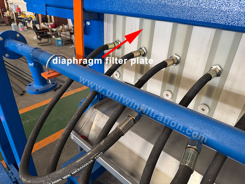 diaphragm filter plate