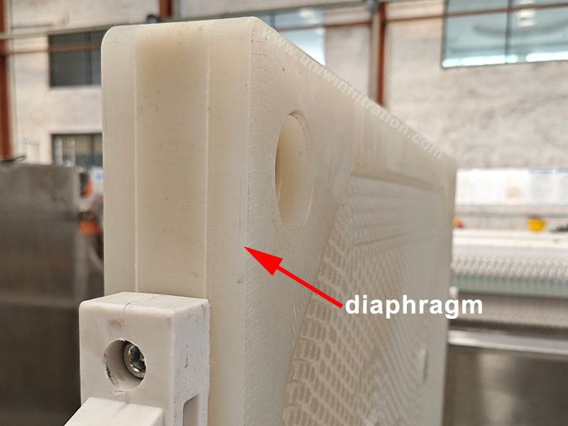 diaphragm filter plate