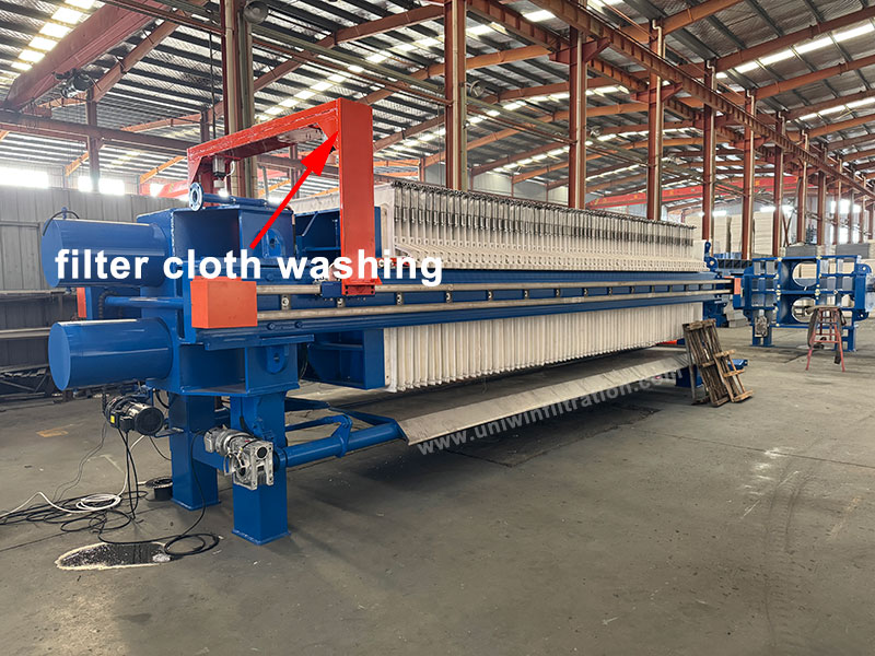 filter cloth washing