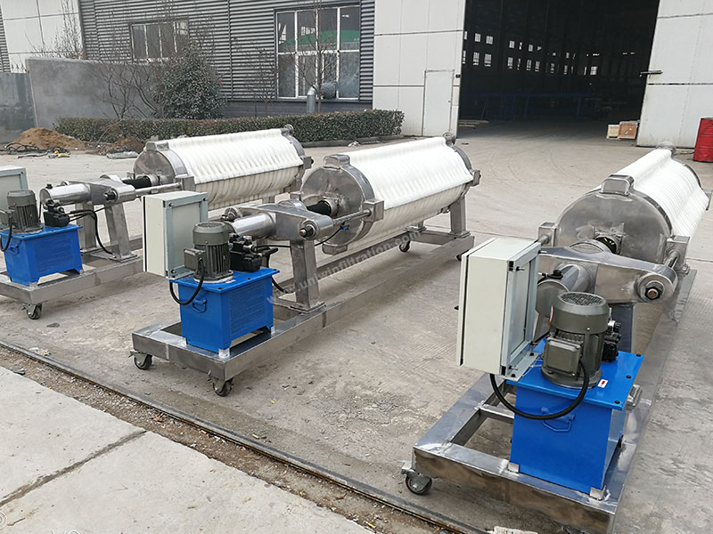 round filter press