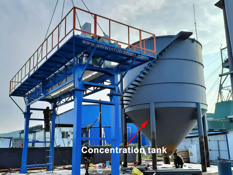 Concentration tank